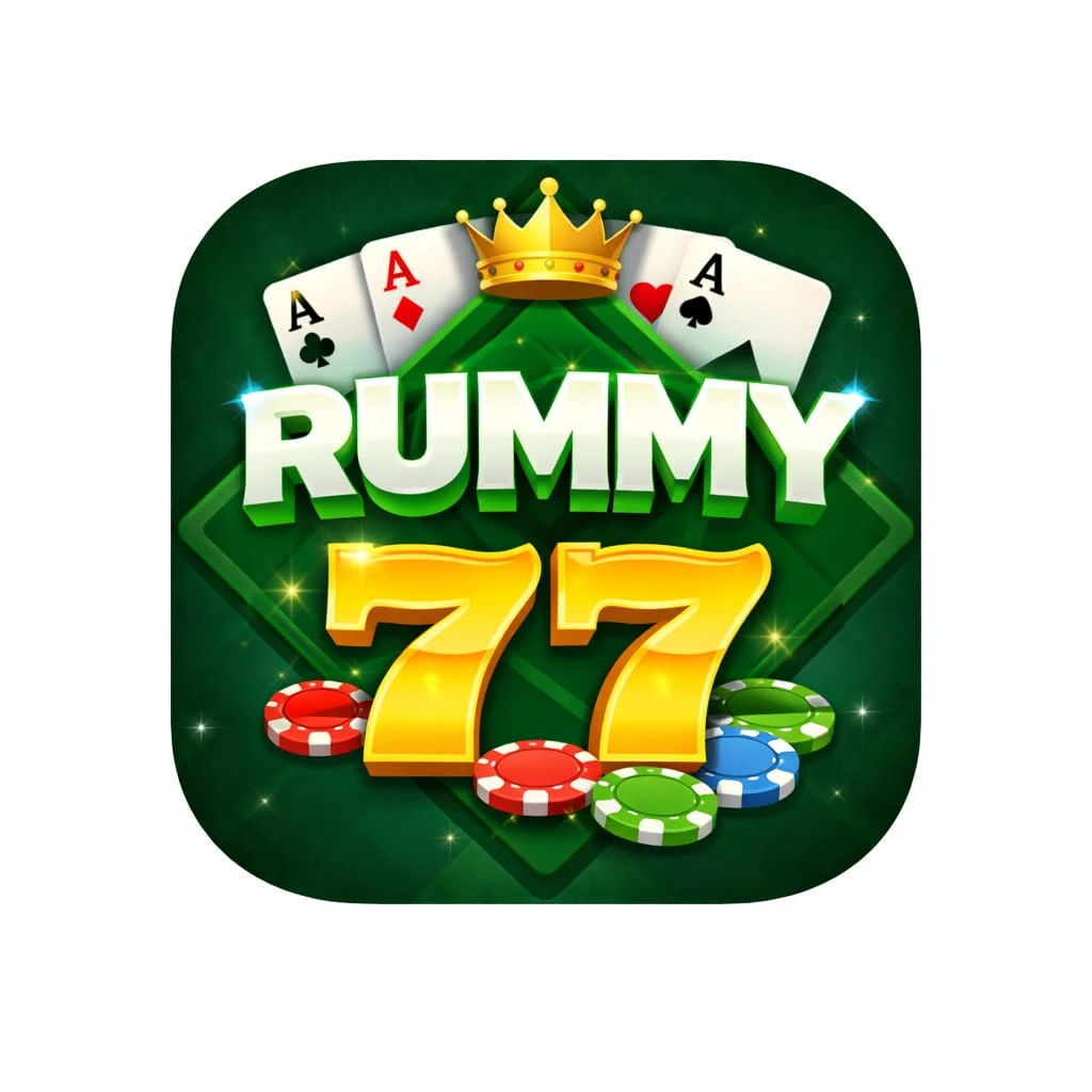 Rummy77 App Logo